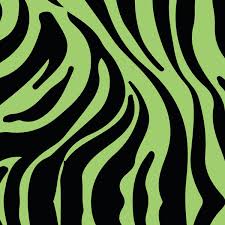 Green and Black Zebra Stripes
