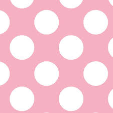 White Dots on Pink Background