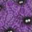 Black Spiders on a Purple Background
